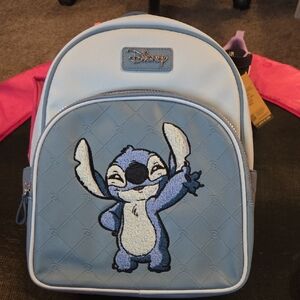 Disney Light Blue Stitch Kids Backpack
